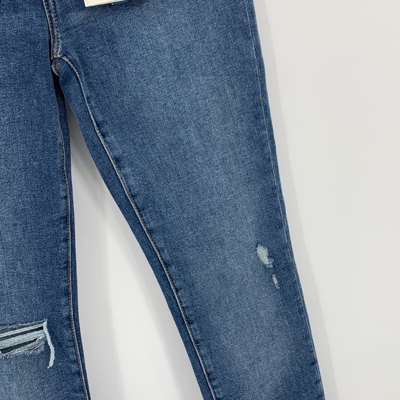 Lovers & Friends Ricky skinny lower rise jeans Brighton distressing ankle new 25 - Picture 5 of 9